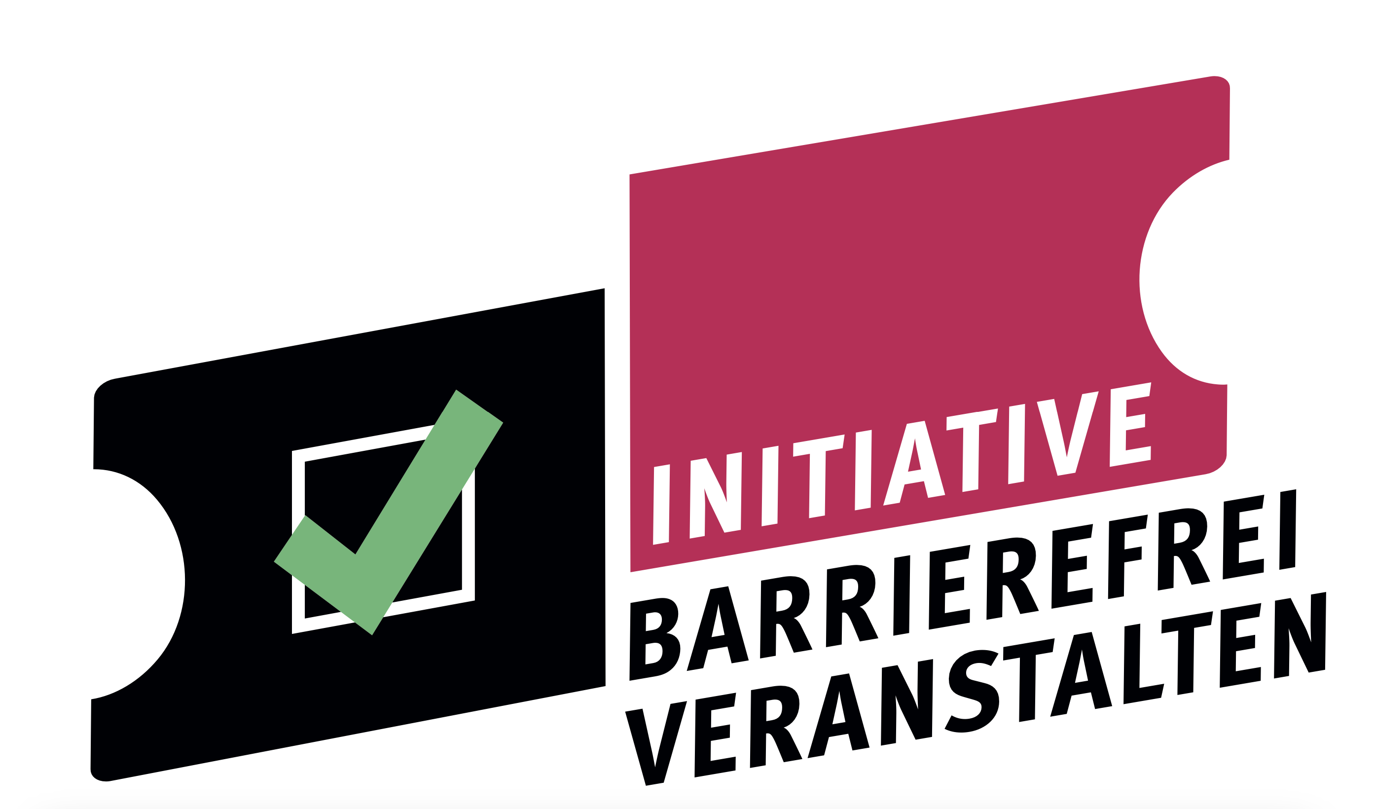 Logo der Initiative Barrierefrei Veranstalten